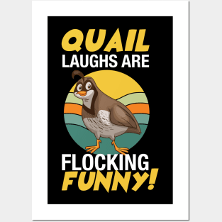 Quail Laughs Are Flocking Funny Posters and Art